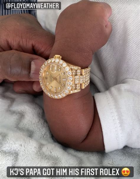 mayweather buys grandson rolex|Floyd Mayweather Grandson Rolex Oyster Perpetual .